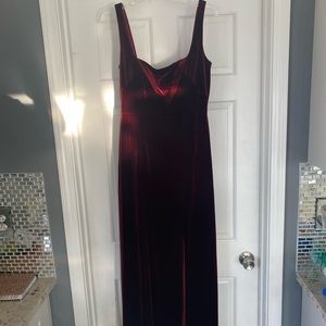 Jenny Yoo Mara Velvet Maxi Dress